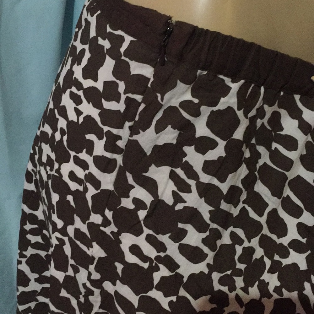 Chico’s Animal Print Cheetah Aline Skirt Sz 3 16 - Picture 6 of 9